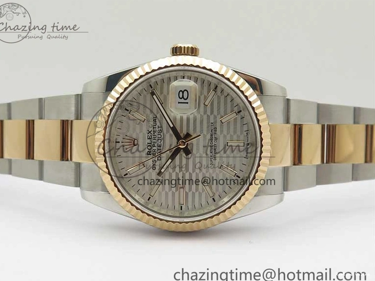 0401 DateJust 36 SS RG 126231 BP Maker 1:1 Best Edition Silver Dial on Oyster Bracelet EasyMatch 2511